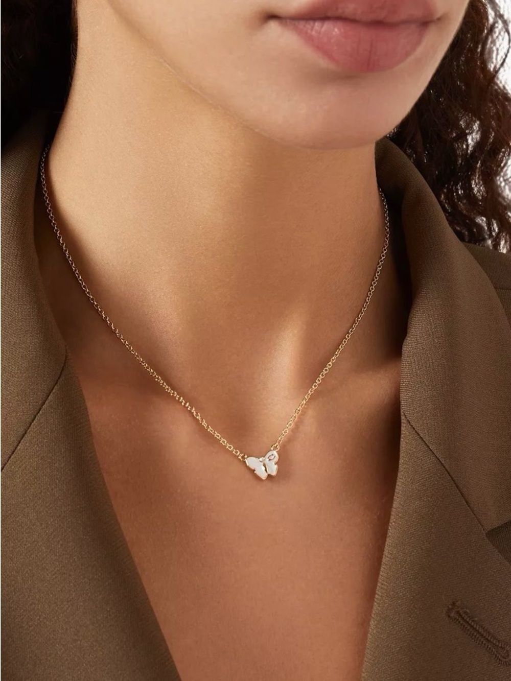 Coach Butterfly Pendant Necklace - Picture 2 of 9